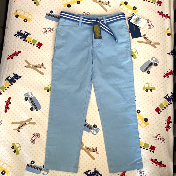 Polo Ralph Lauren Boy's Belted Stretch Skinny Pants - Picture 2 of 13